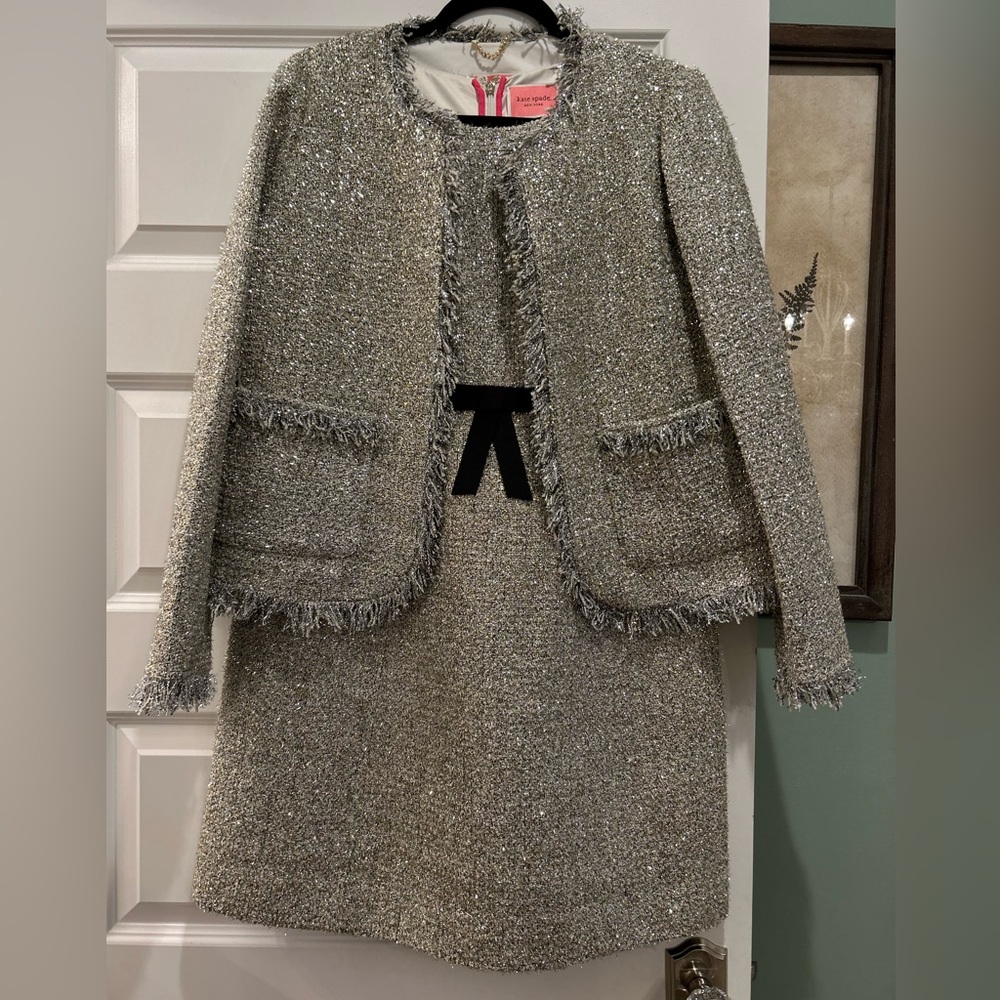 Kate Spade Dress and Jacket- Size 12- SO STUNNING AND ELEGANT!!!!